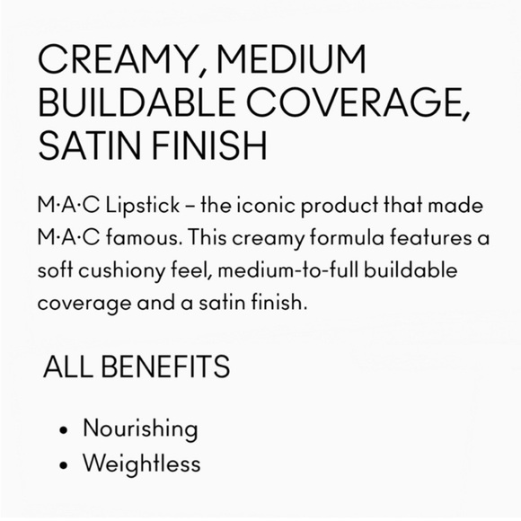 MAC Satin Lipstick PARAMOUNT 815 - Picture 12 of 12